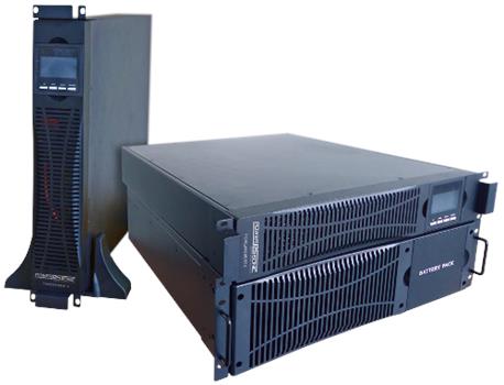 PowerSonic PowerPure RT 3 Intruder PSU 3kva Online Rack/Tower 2u, Ups UPS 3kva Online Doble Conversion